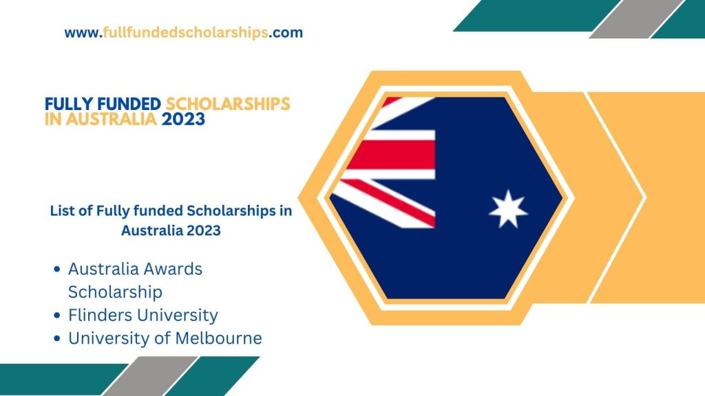 Fully funded Scholarships in Australia 2023: Apply Now